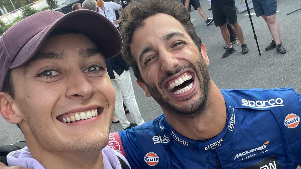 REGARDER: Des étincelles volent alors que George Russell et Daniel Ricciardo se croisent au GP d’Espagne