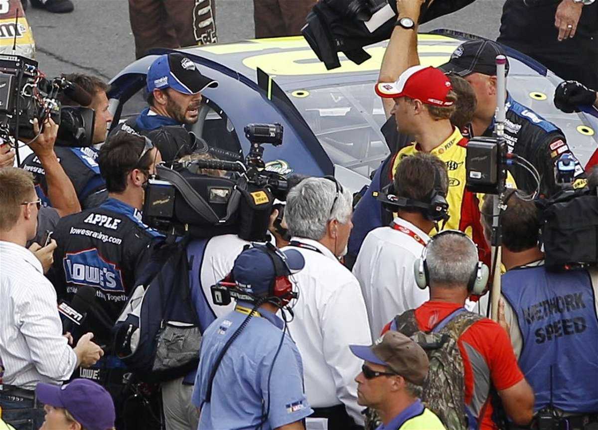 REGARDER: Les vétérans de NASCAR Jimmie Johnson et l'infâme Pocono Feud de Kurt Busch