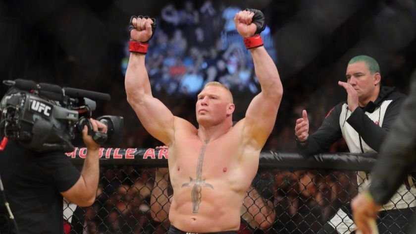 Après Brock Lesnar, l'UFC pourrait voir une autre grande star de la WWE dans l'Octogone