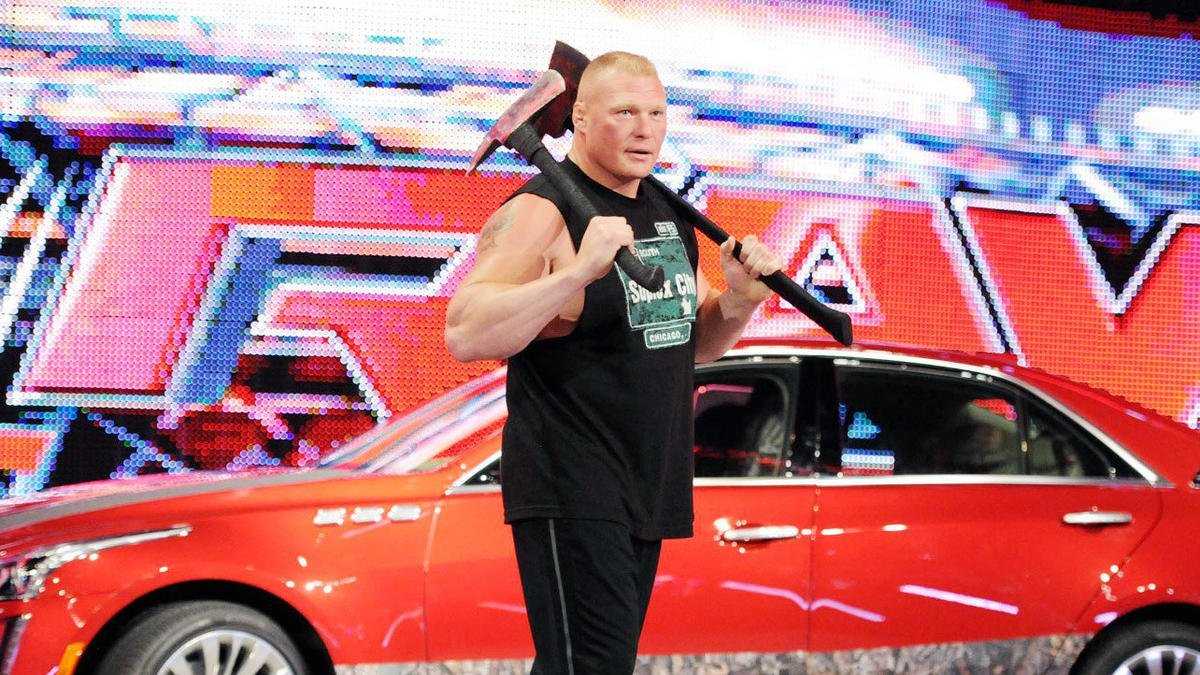 Cadillac de 400 000 $ au bureau de la WWE : la destruction de Brock Lesnar n'a pas de prix