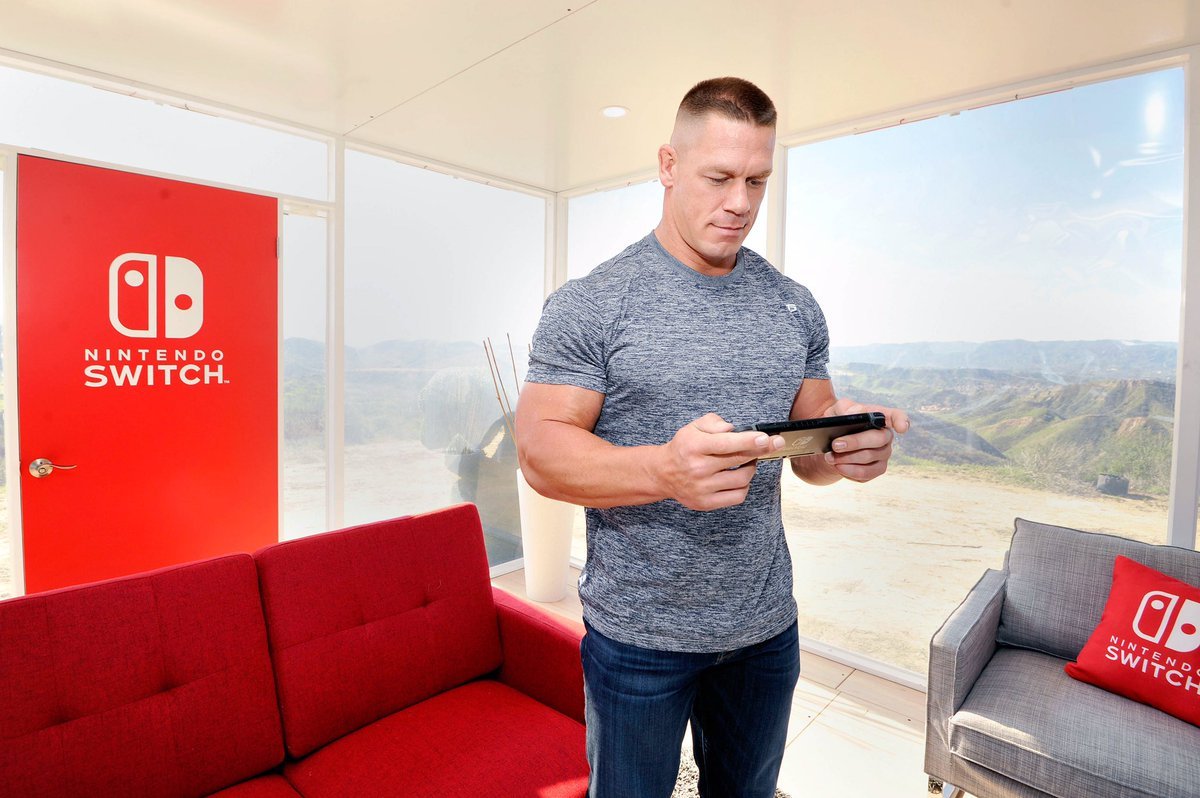 Comment l'icône de la WWE John Cena a profité d'une séance photo Nintendo pour obtenir un jeu vidéo populaire