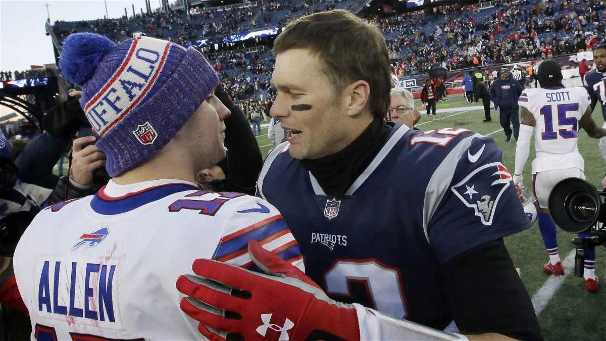 Josh Allen prend Cheeky Dig chez Tom Brady avec 'Combine Photo Golf Ball';  NFL GOAT riposte de manière épique
