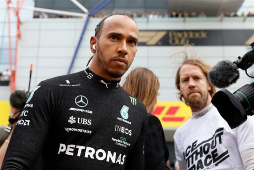 REGARDER: La réaction de Bubba Wallace résume l’arrivée à l’envers de Lewis Hamilton à la course de F1 britannique