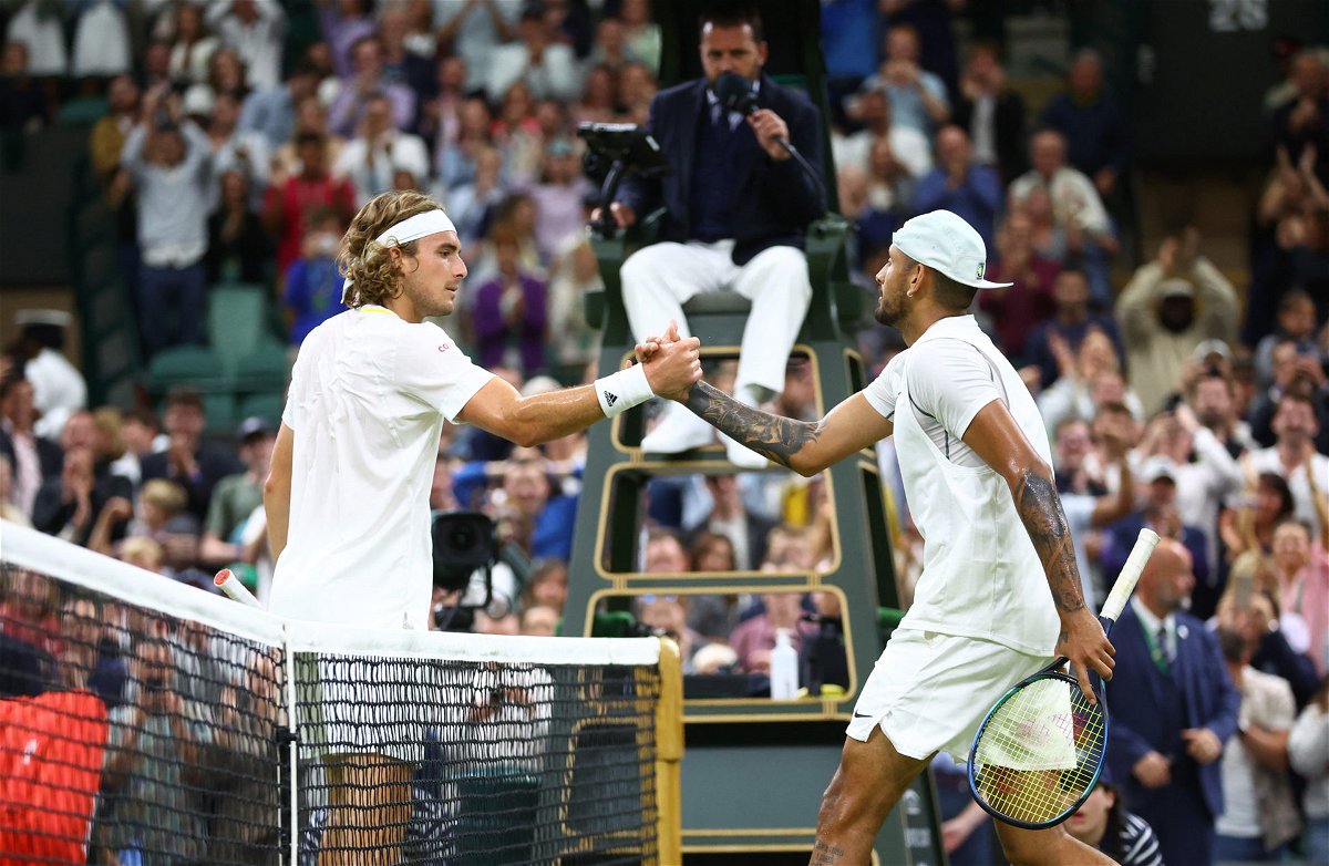 "Il a de sérieux problèmes" - Nick Kyrgios Rants à Stefanos Tsitsipas après avoir été traité de "Bully" après leur blockbuster des championnats de Wimbledon 2022