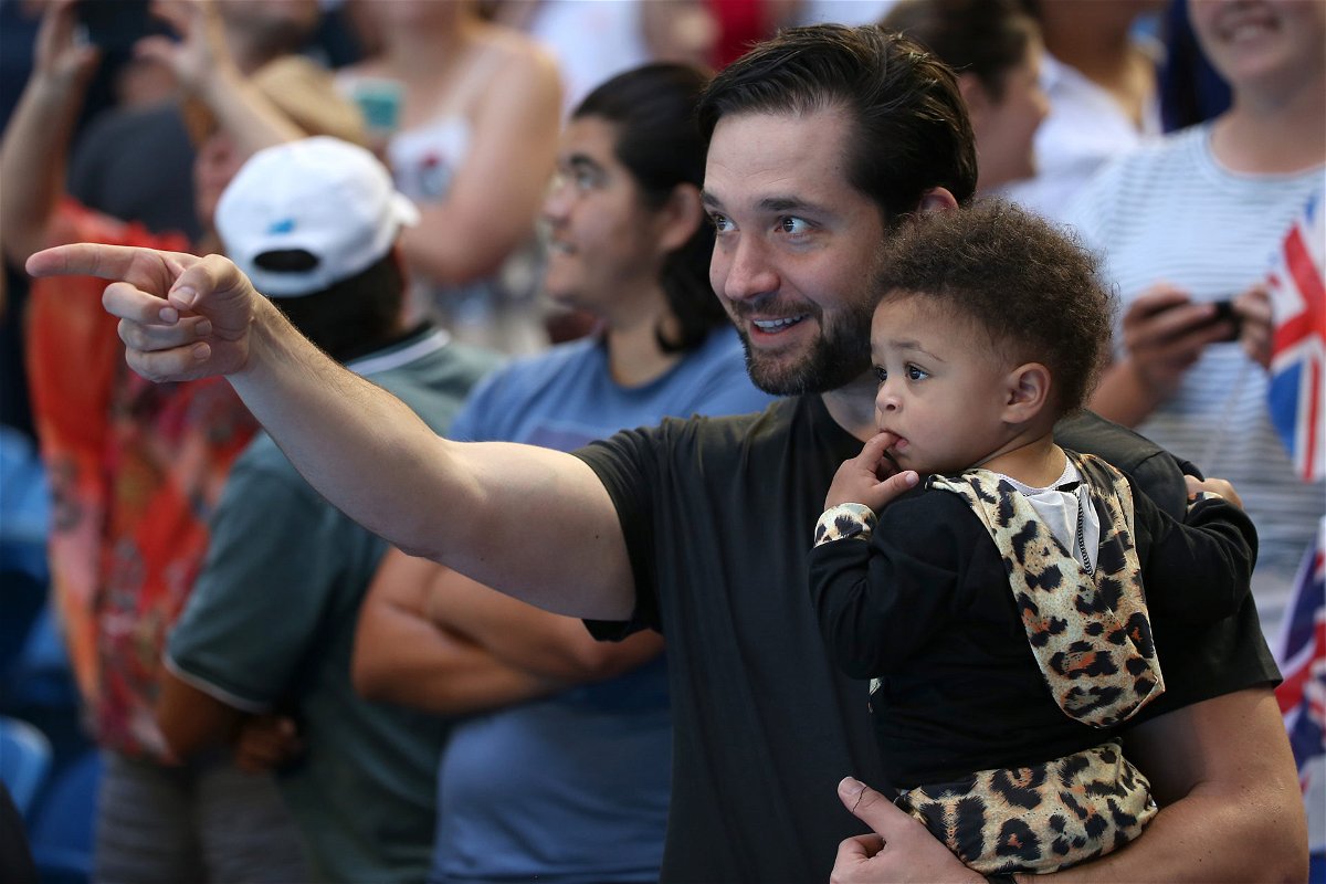 Le mari de Serena Williams, Alexis Ohanian, profite d'une journée royale avec sa fille Olympia