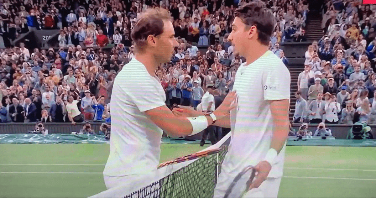 REGARDER: Rafael Nadal a une poignée de main et une confrontation bizarres au filet avec Lorenzo Sonego aux championnats de Wimbledon 2022