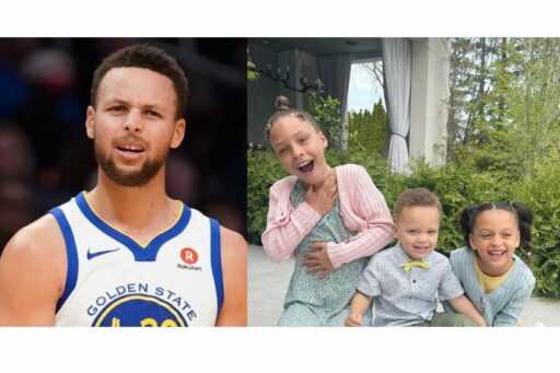 Le fils de 4 ans de Stephen Curry essayant d’envoyer son père dans le “protocole de commotion cérébrale” a le monde de la NBA criant le “Bad A ** Kid”