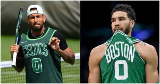 “Est-ce un Celtics Hate ACC?”: La calomnie du fanatique de Boston Nick Kyrgios contre Jayson Tatum and Co. Après une défaite humiliante ne plaît pas aux fans