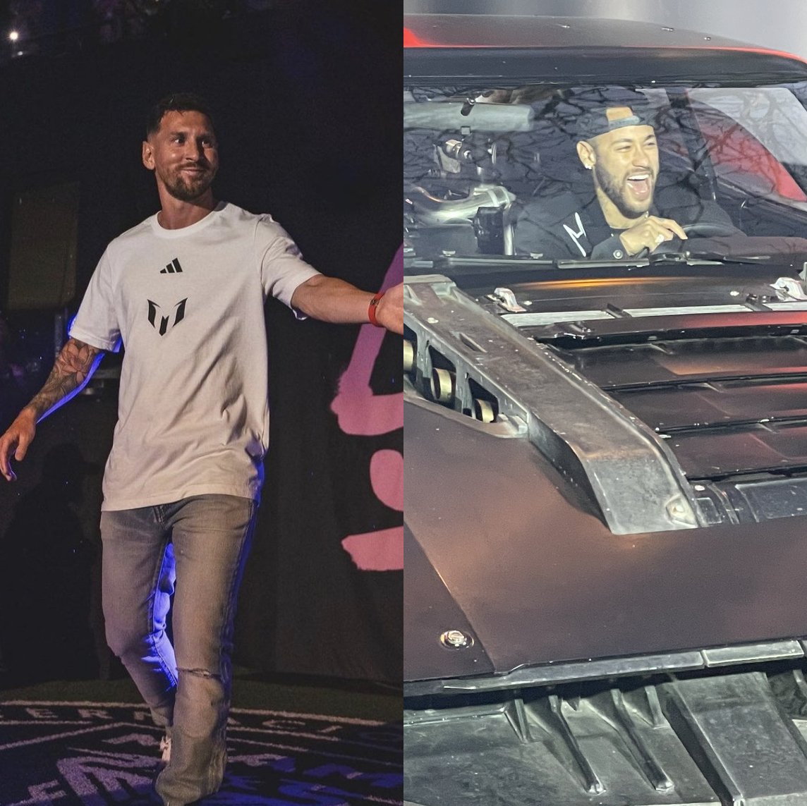 Un rappeur riche de 150 000 000 $ sort sa Batmobile alors qu’il accueille “le plus grand” Lionel Messi à Miami